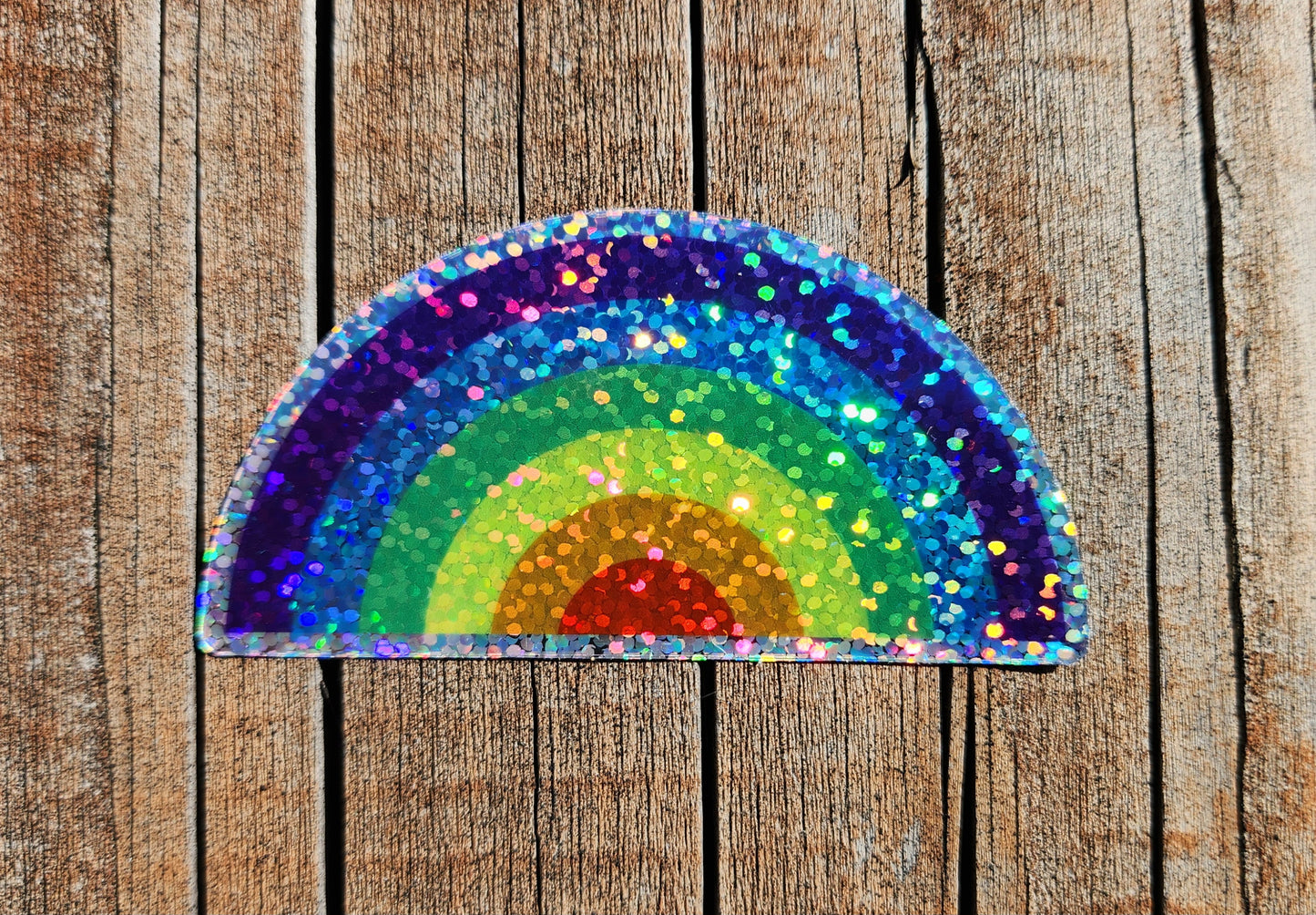 Glitter Rainbow Sticker