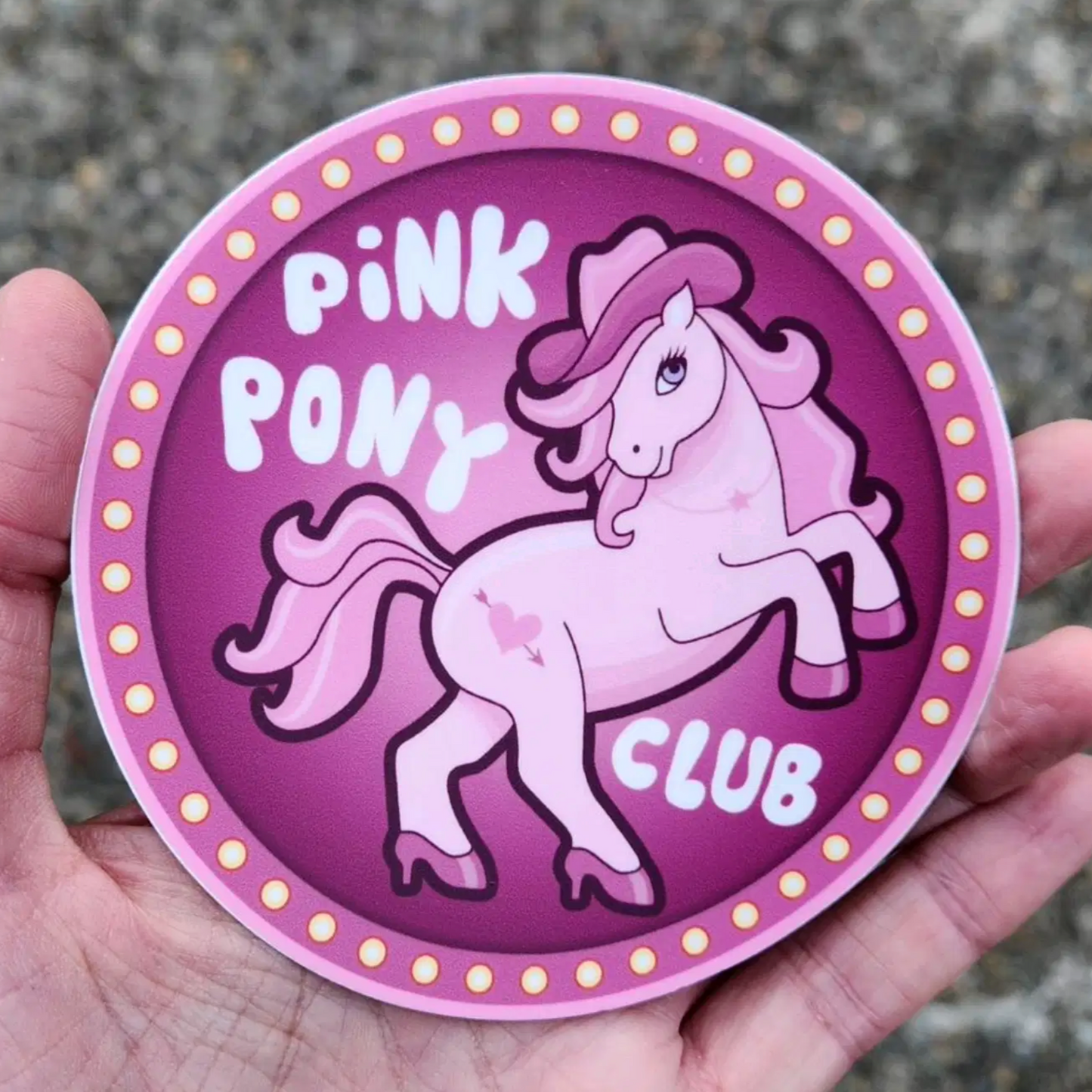Pink Pony Club Sticker