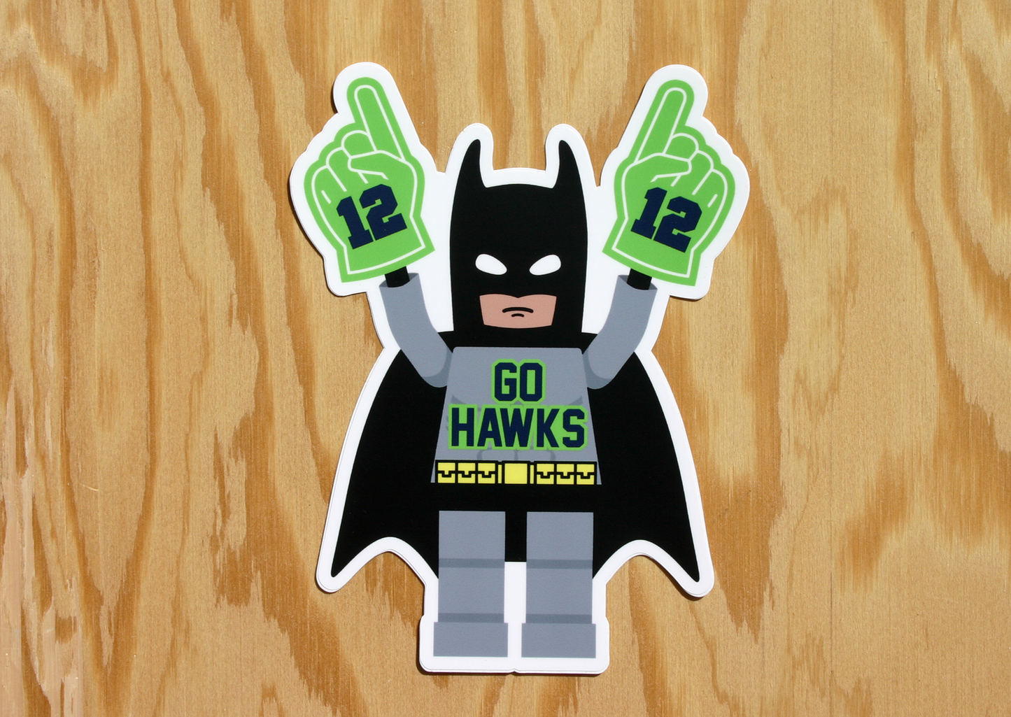 Lego Batman Seahawks Fan