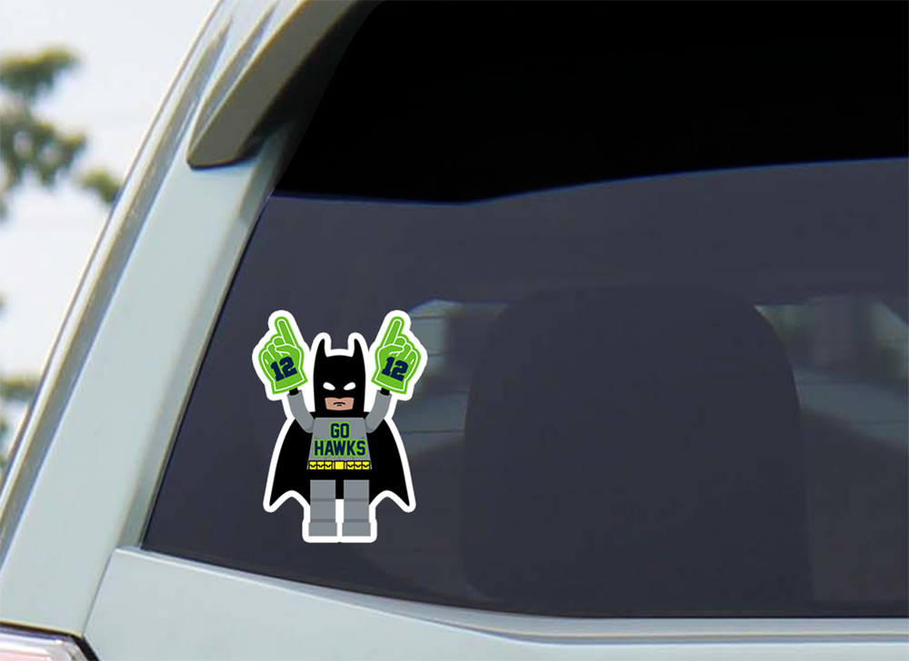 Lego Batman Seahawks Fan