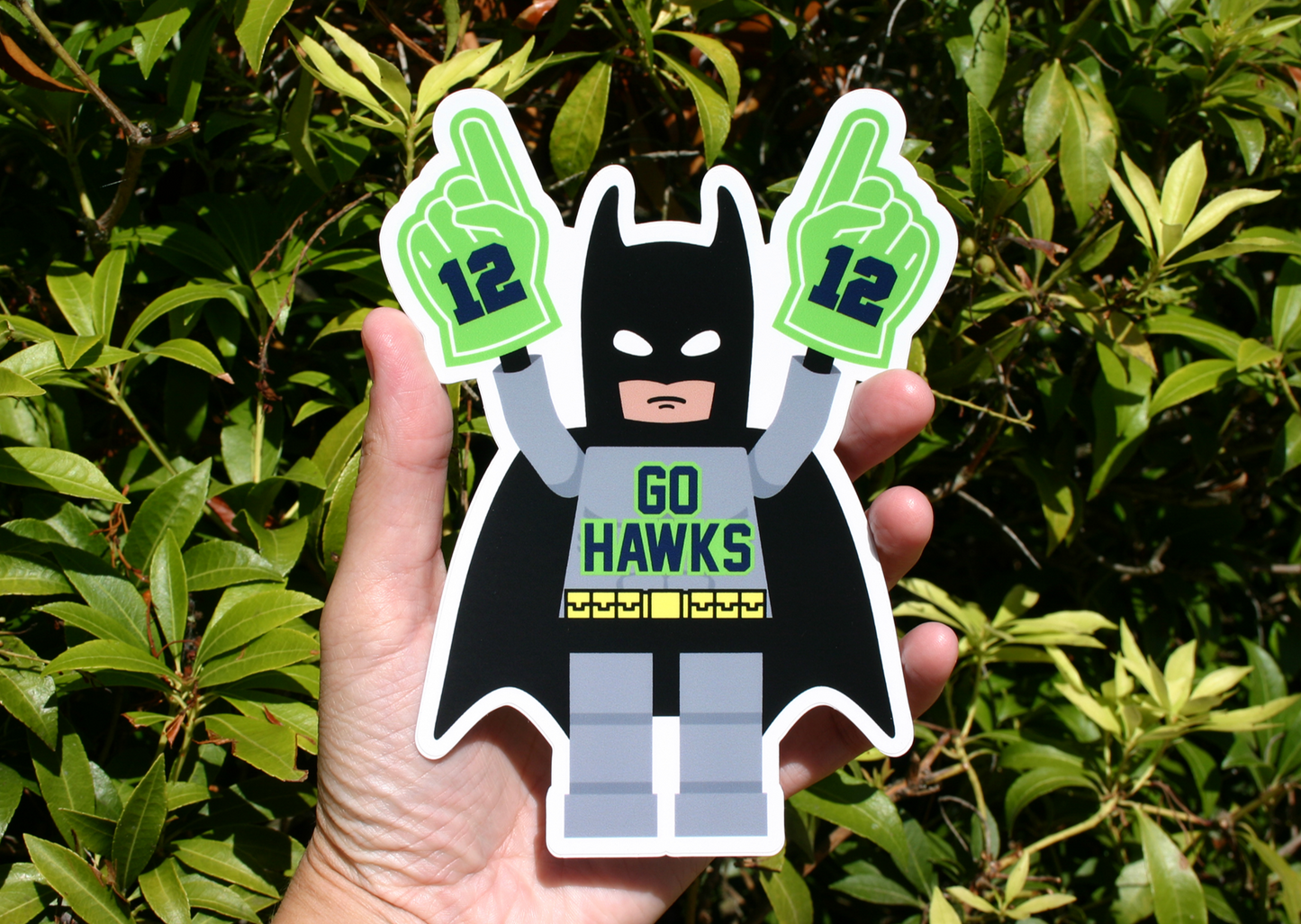 Lego Batman Seahawks Fan