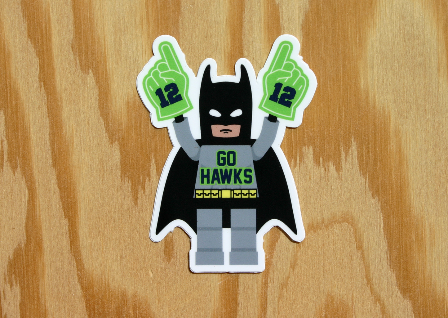 Lego Batman Seahawks Fan