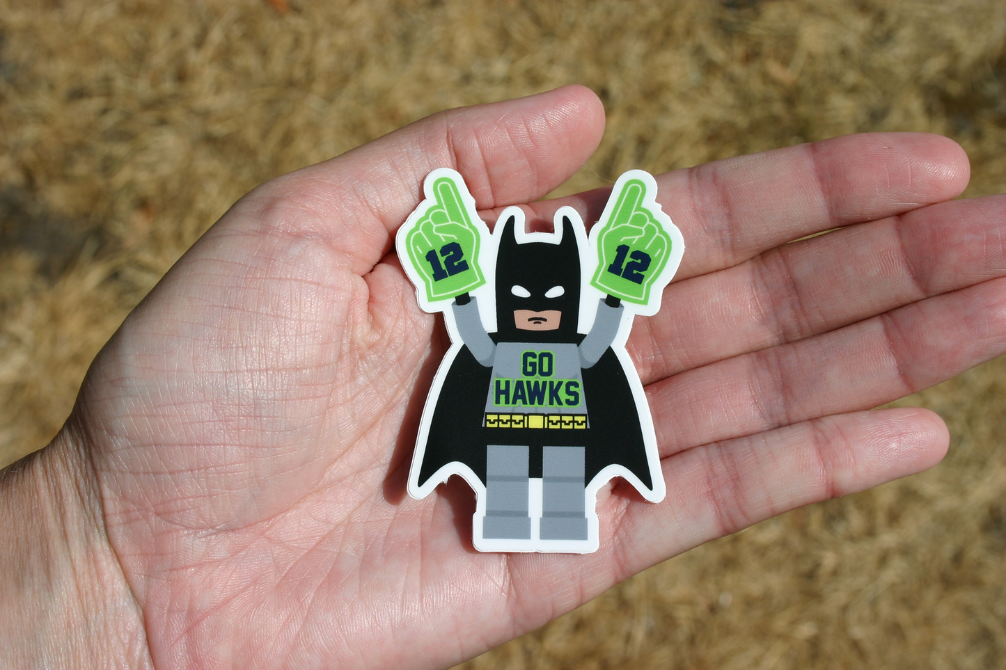 Lego Batman Seahawks Fan