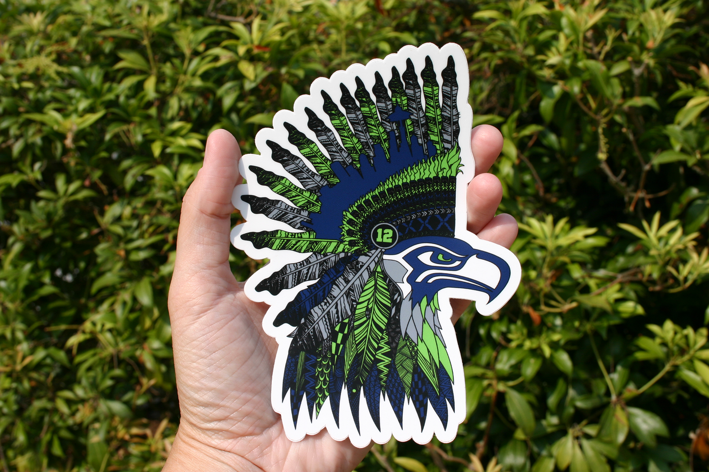 Seattle Seahawks Headdress Sticker