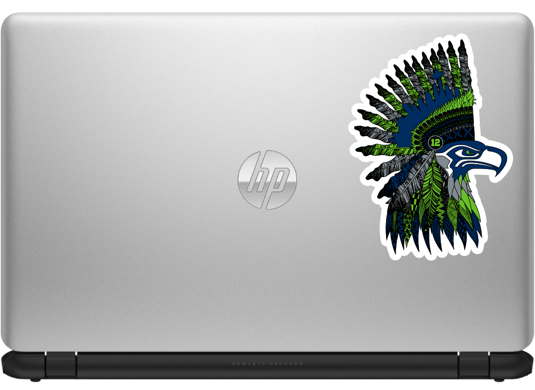 Seattle Seahawks Headdress Sticker