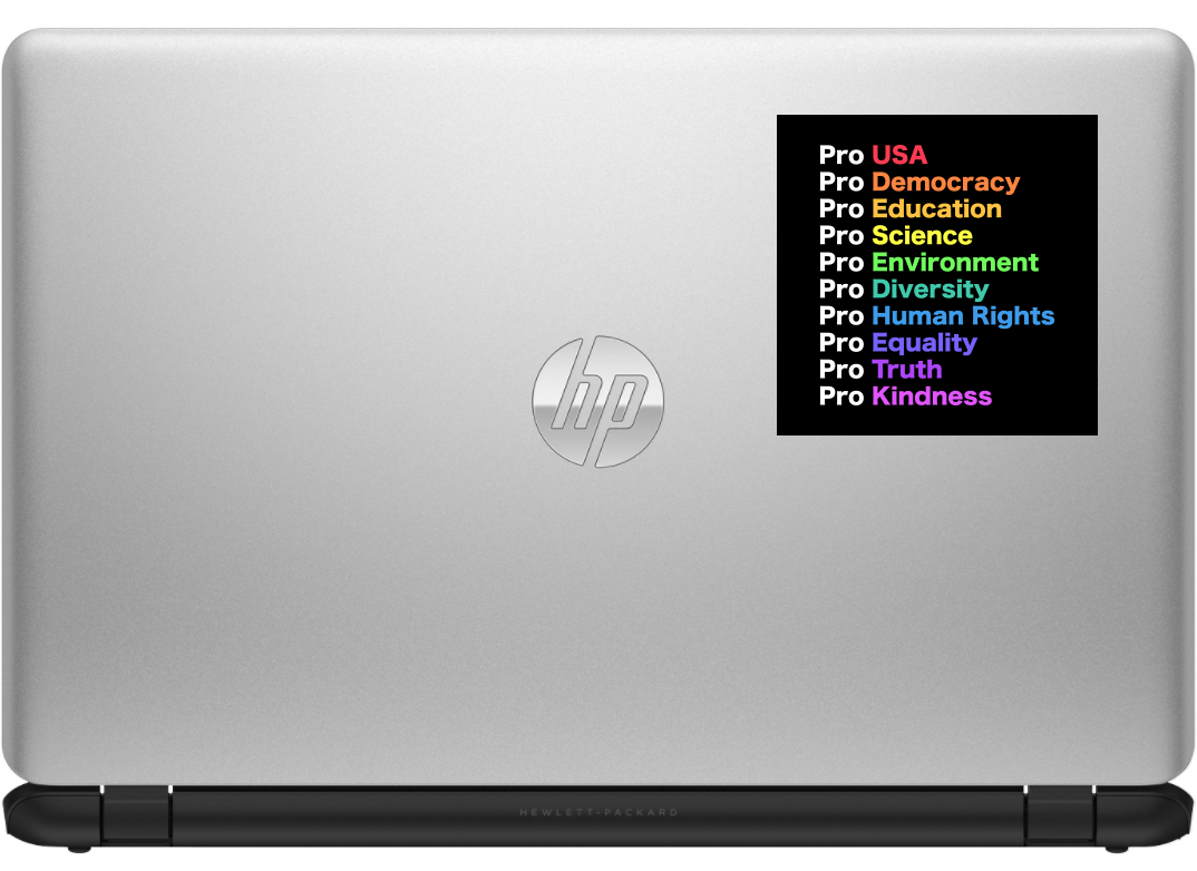 Pro USA Rainbow Sticker