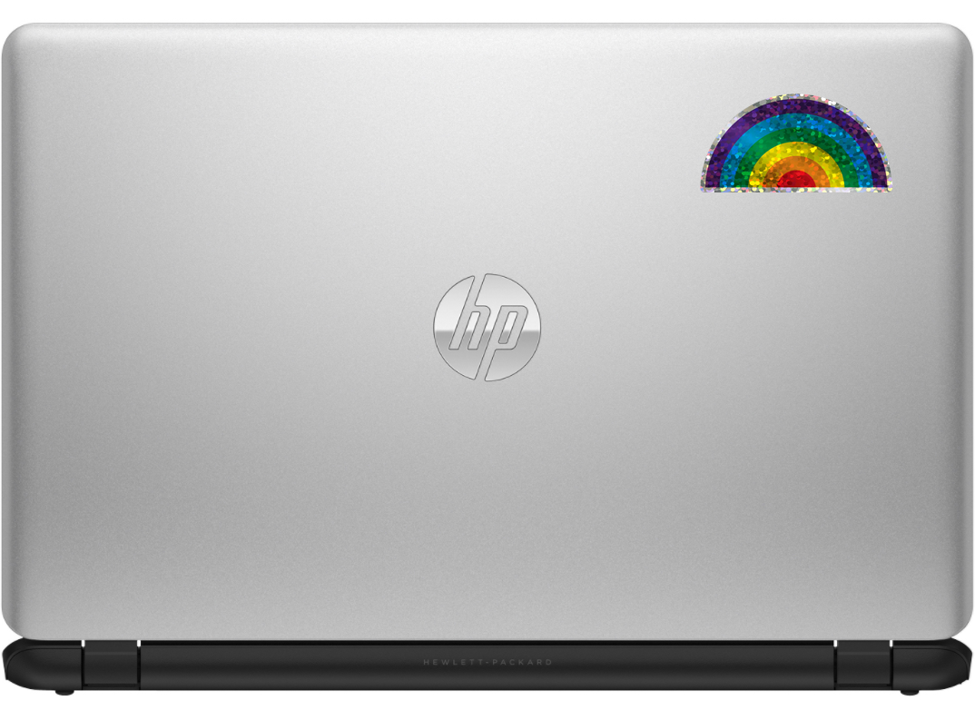 Glitter Rainbow Sticker