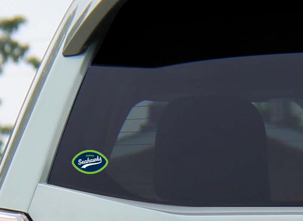 Seahawks Football Sticker