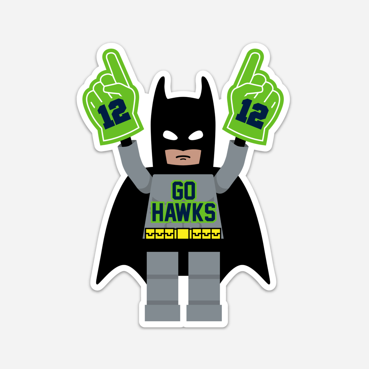 Lego Batman Seahawks Fan