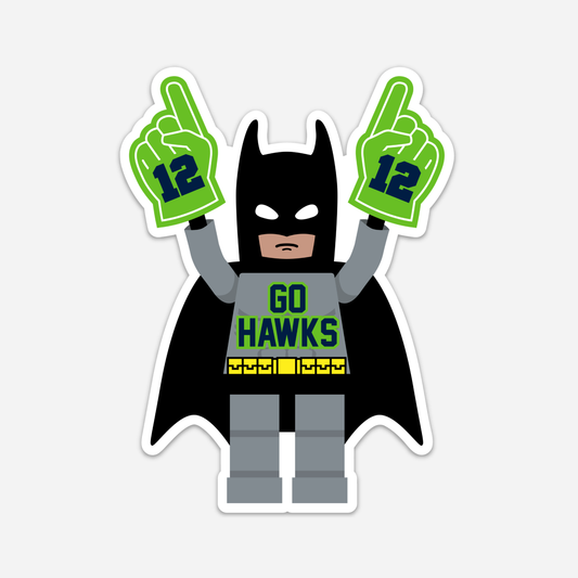 Lego Batman Seahawks Fan