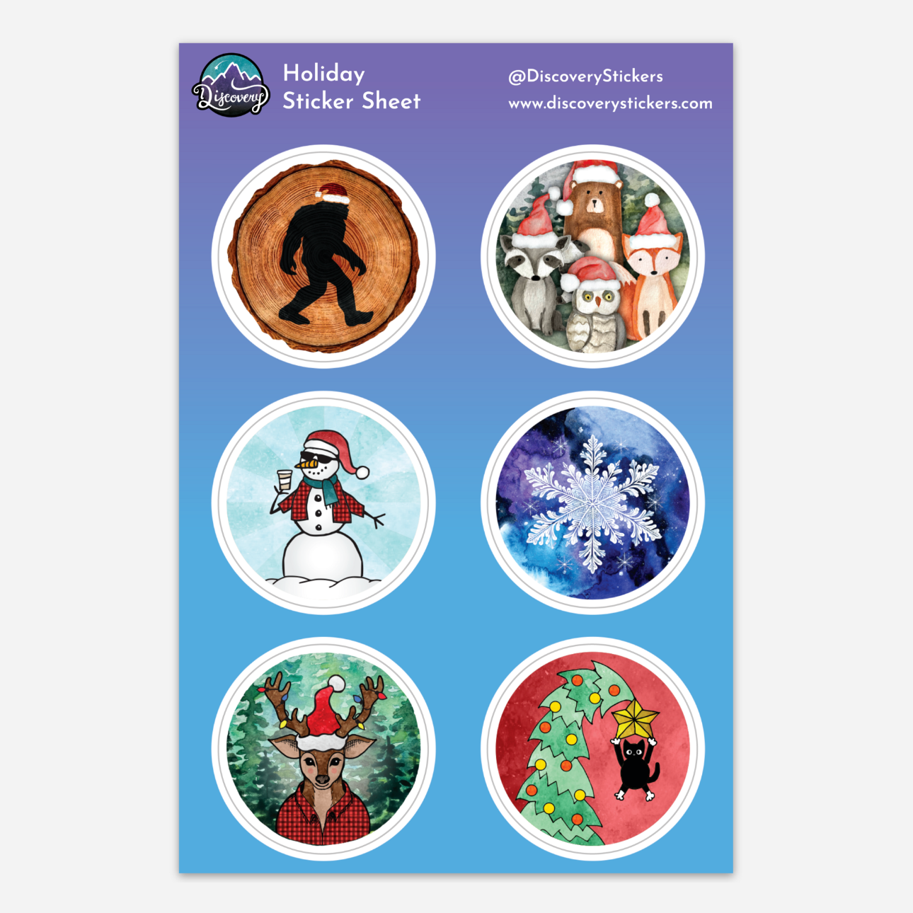 Holiday Sticker Sheet
