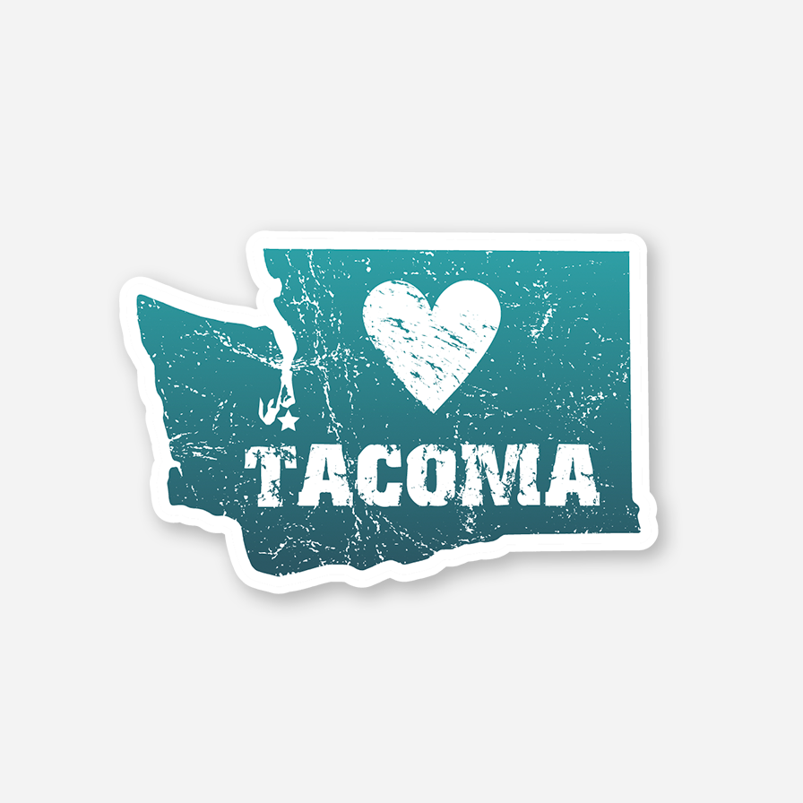 Tacoma Washington State Sticker