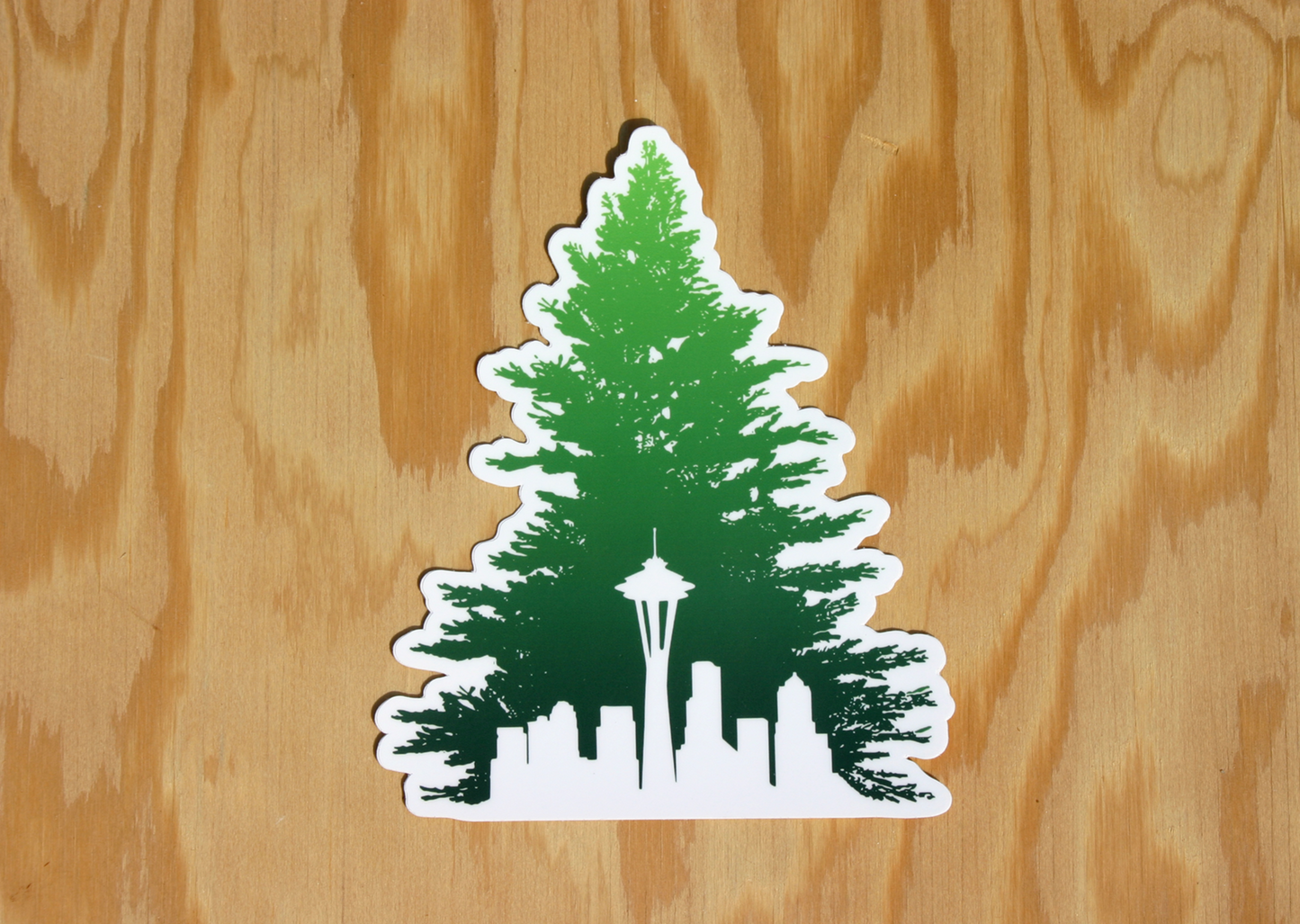 Seattle Skyline Evergreen