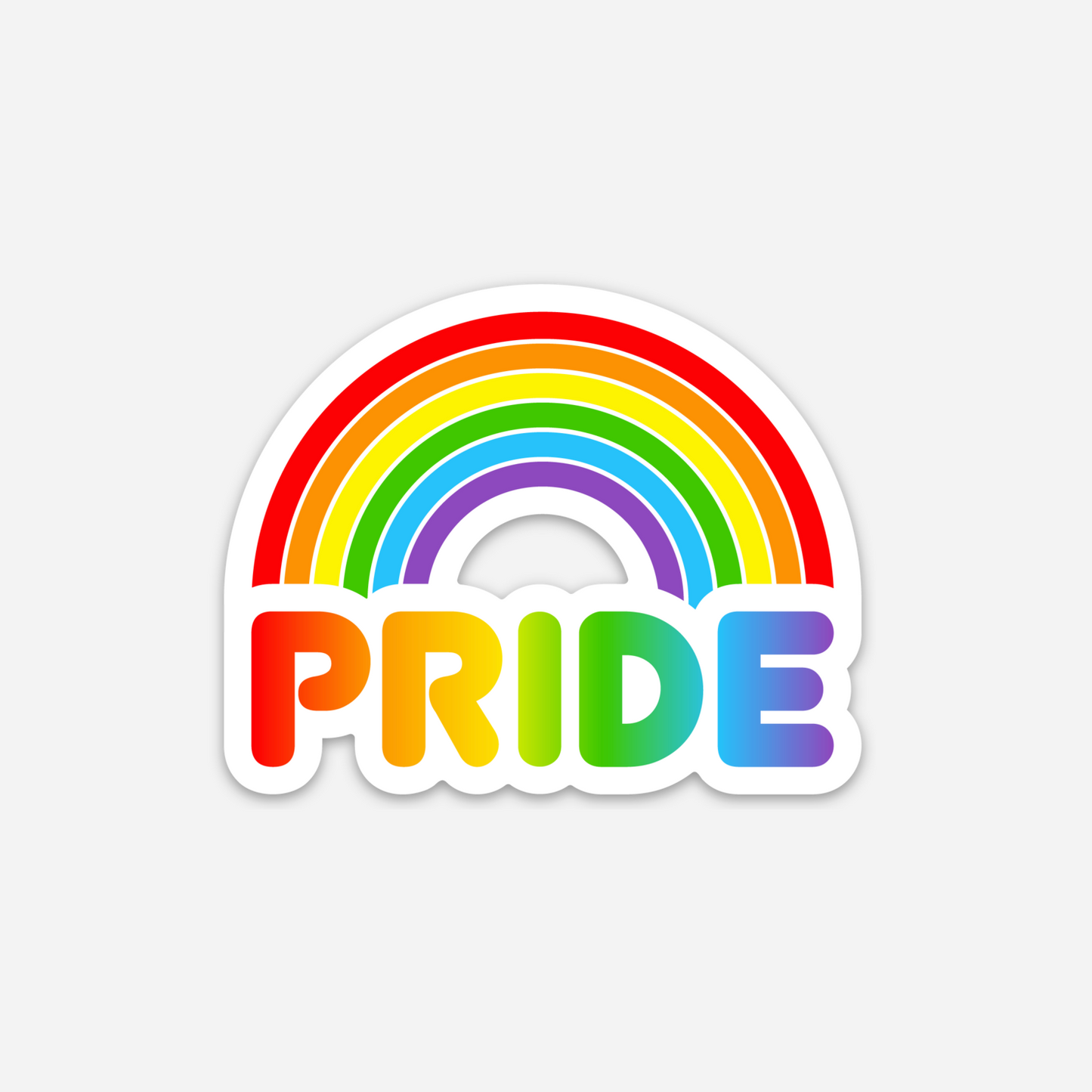 Pride, White Outline