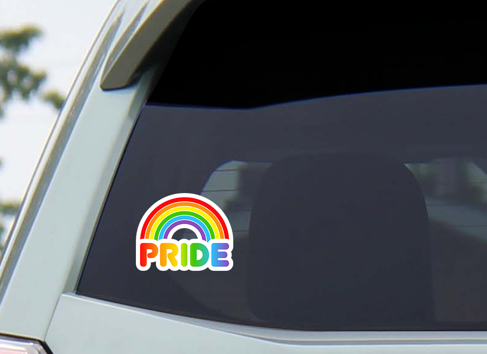 Pride, White Outline