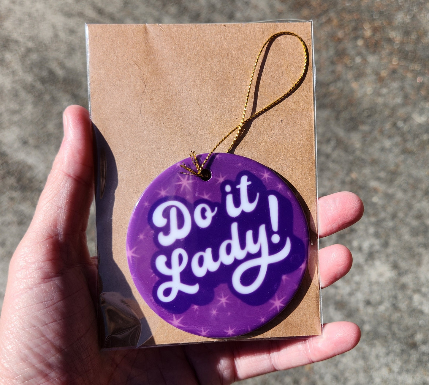 Do It Lady! Ornament