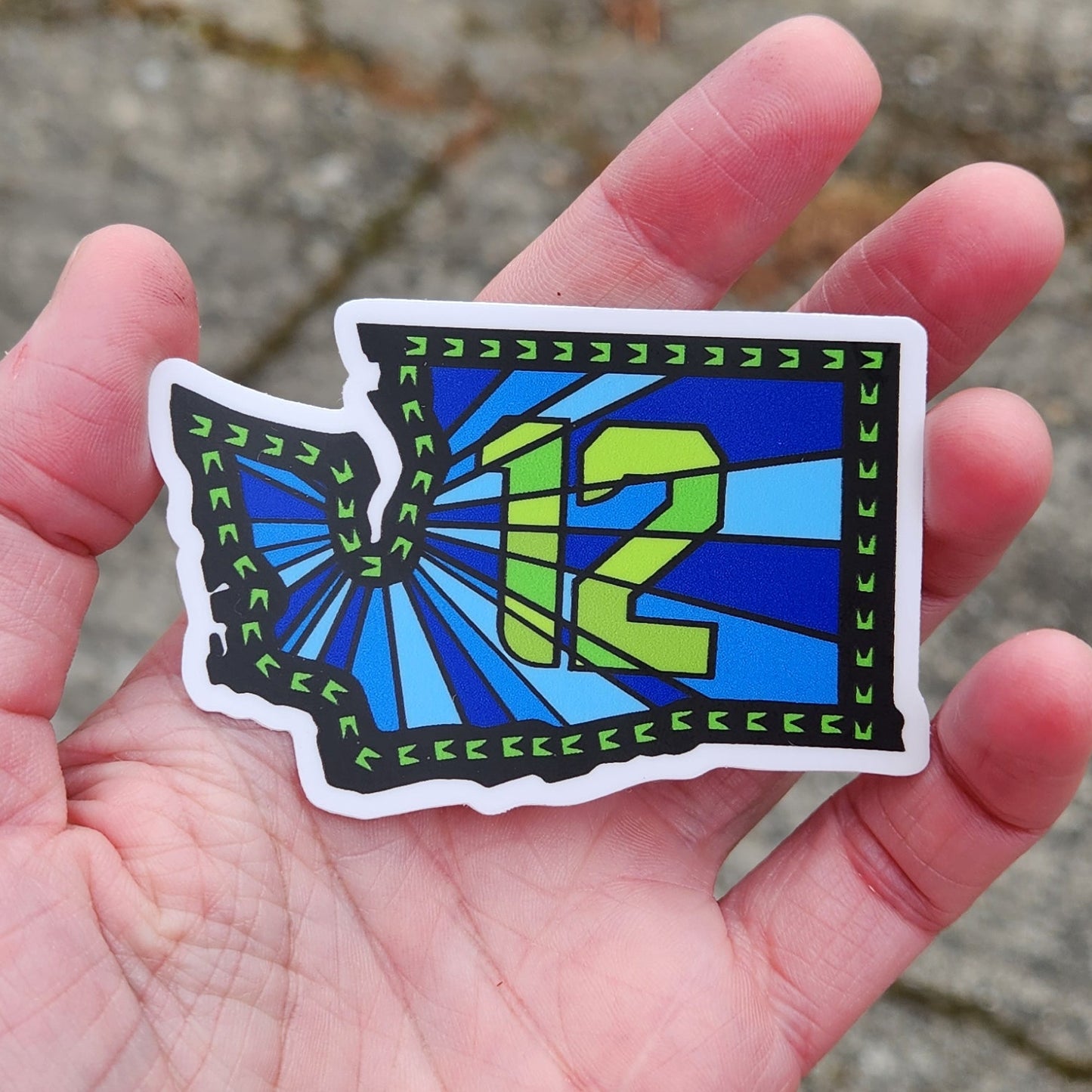 Seahawks Set - 4 small stickers