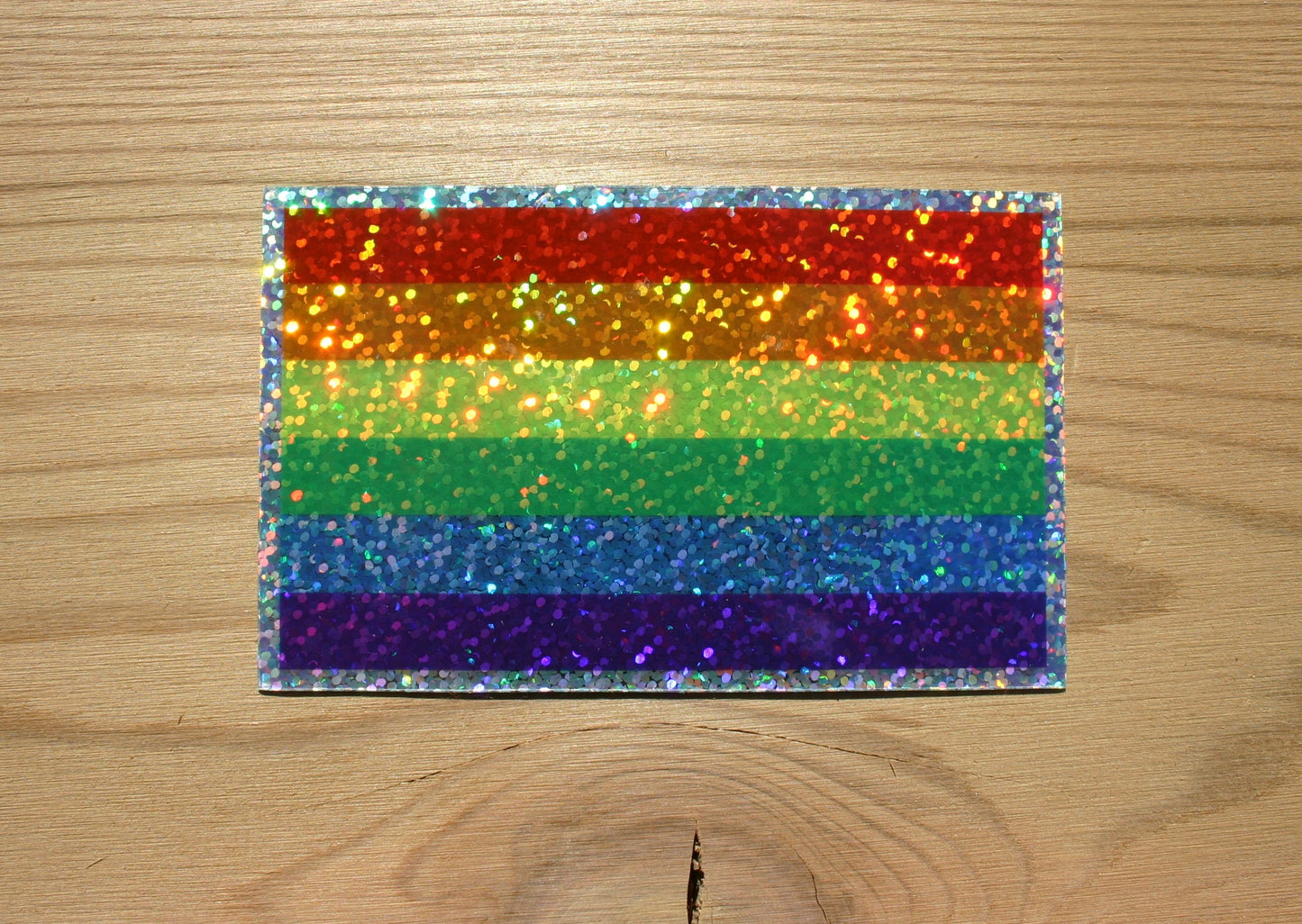 Glitter Rainbow Flag