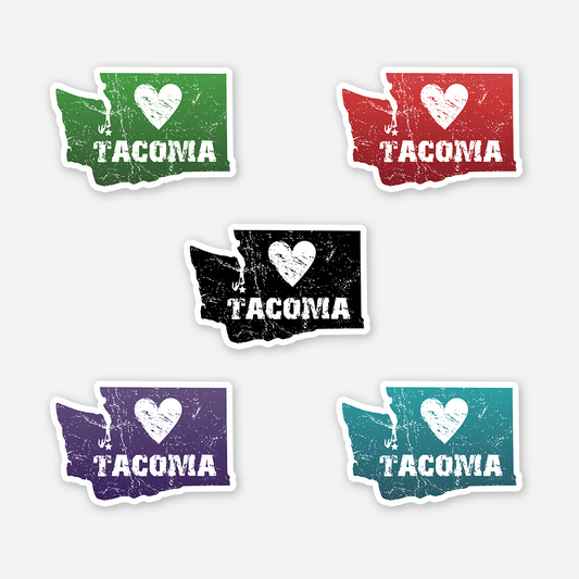 Tacoma Washington State Sticker