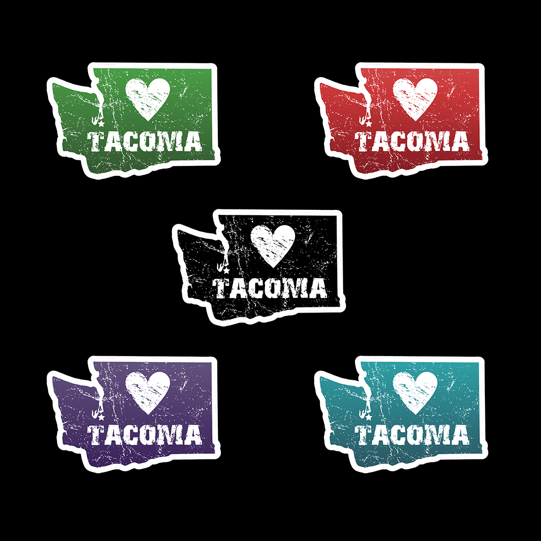 Tacoma Washington State Sticker