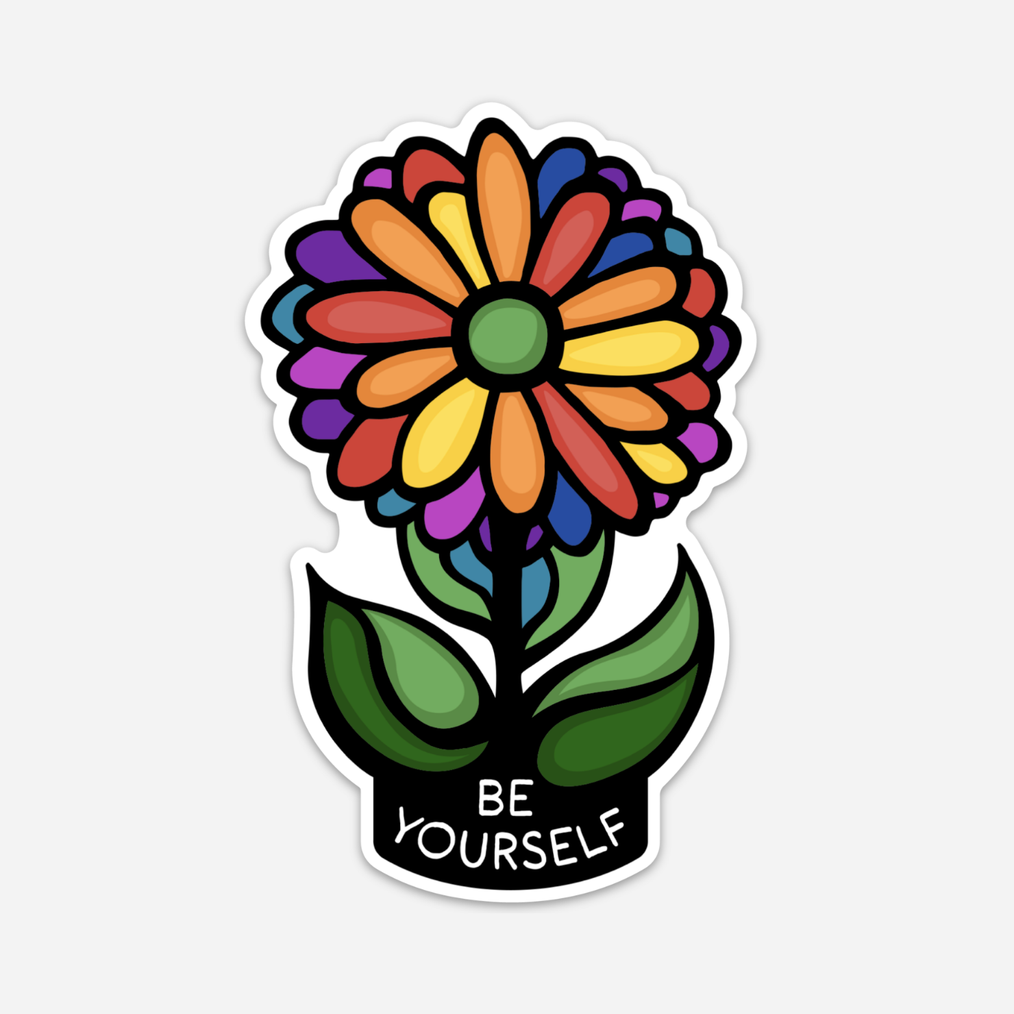 Be Yourself Sticker – Discovery Stickers