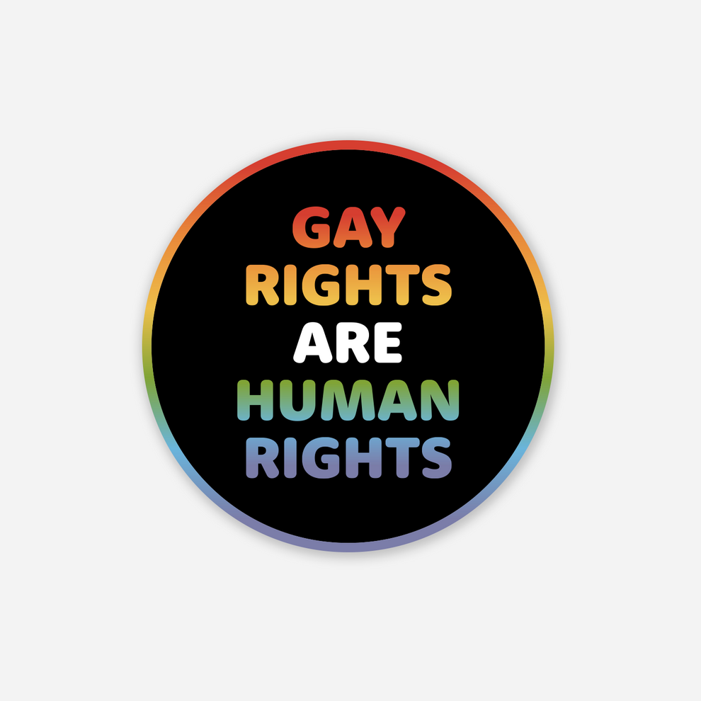 Gay Rights Are Human Rights Sticker – Discovery Stickers