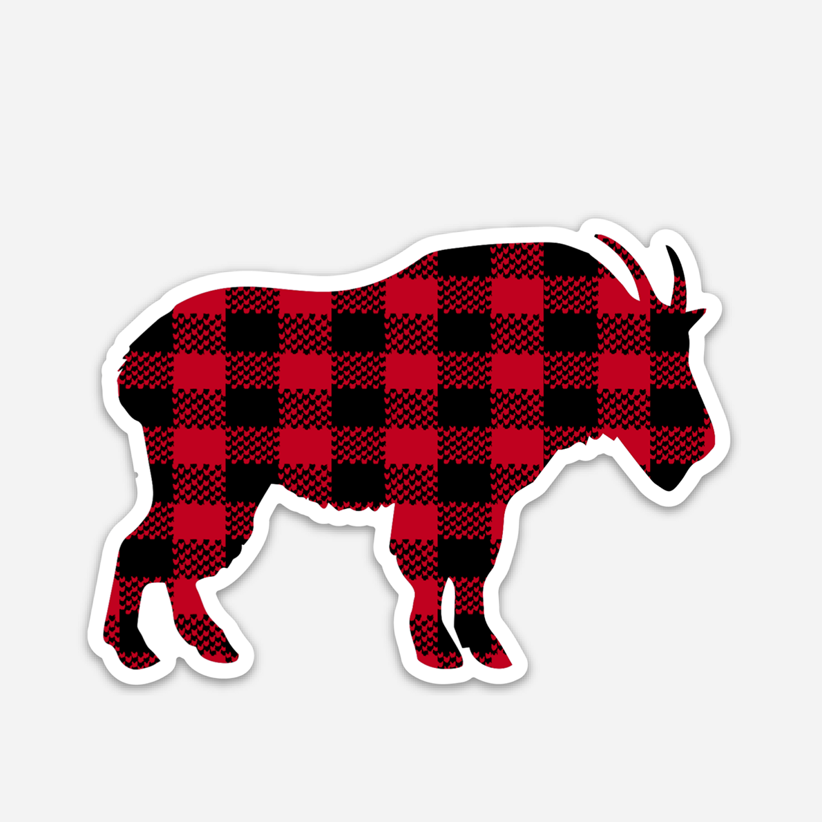 Plaid Mountain Goat