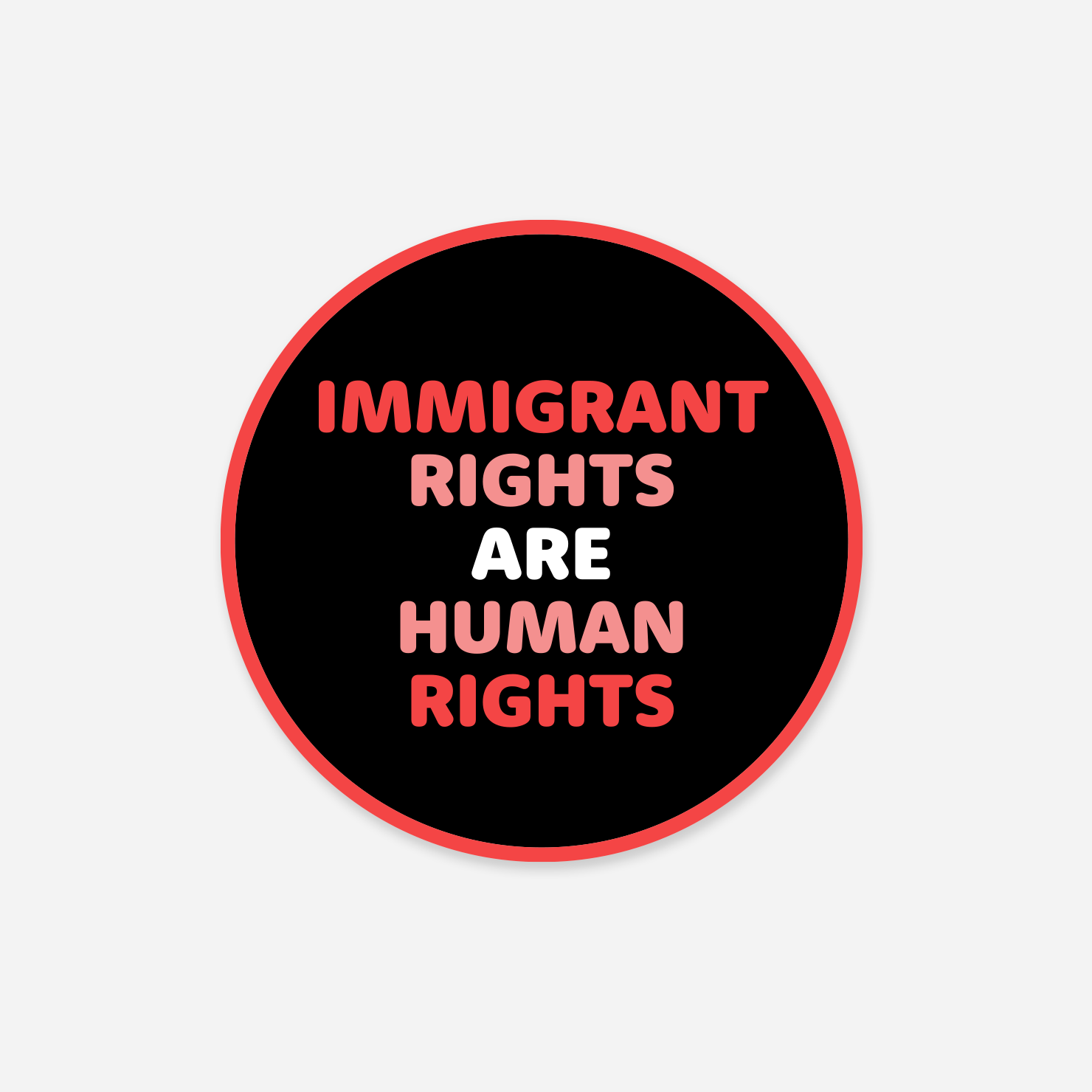Immigrant Rights are Human Rights Sticker – Discovery Stickers
