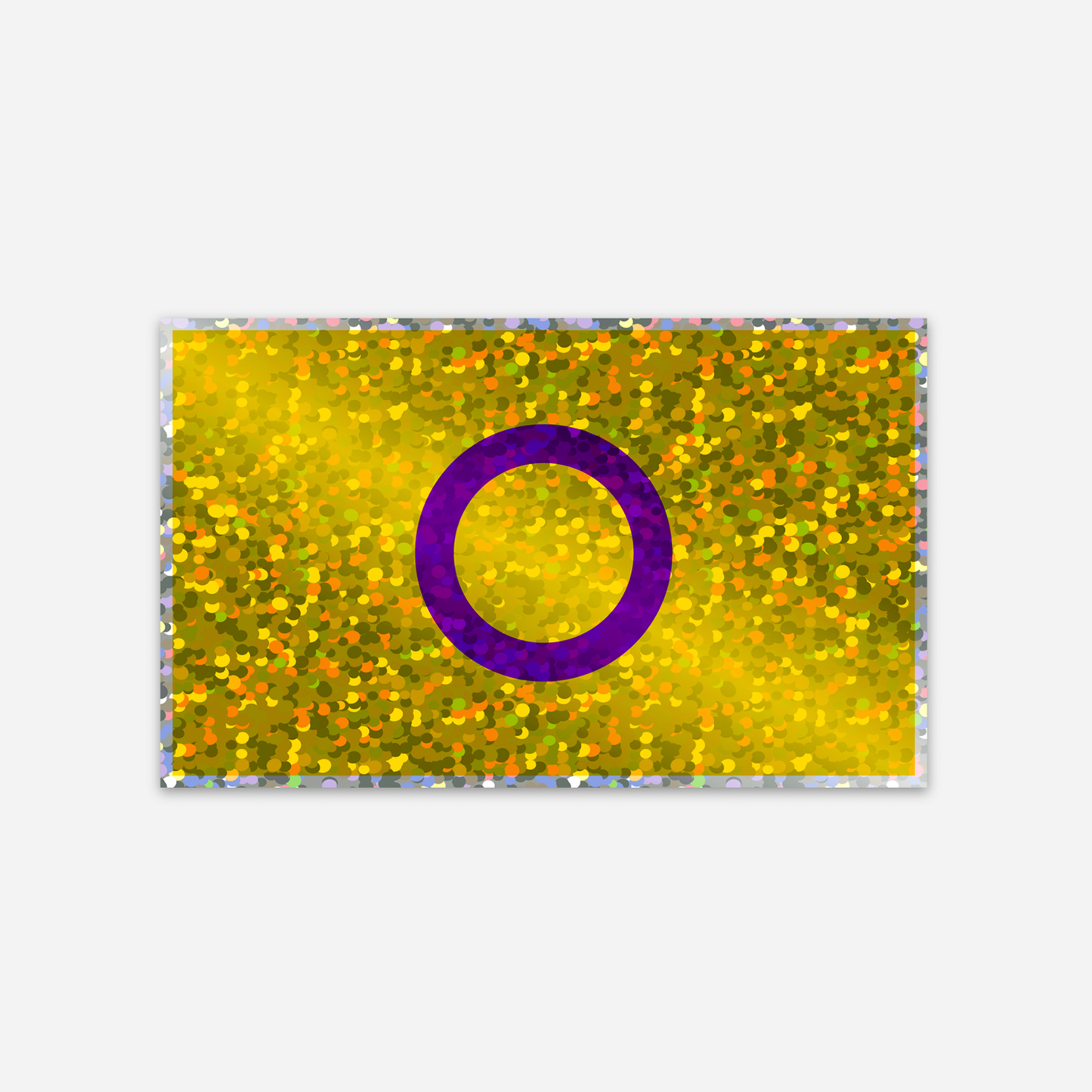 Intersex Pride Flag Sticker