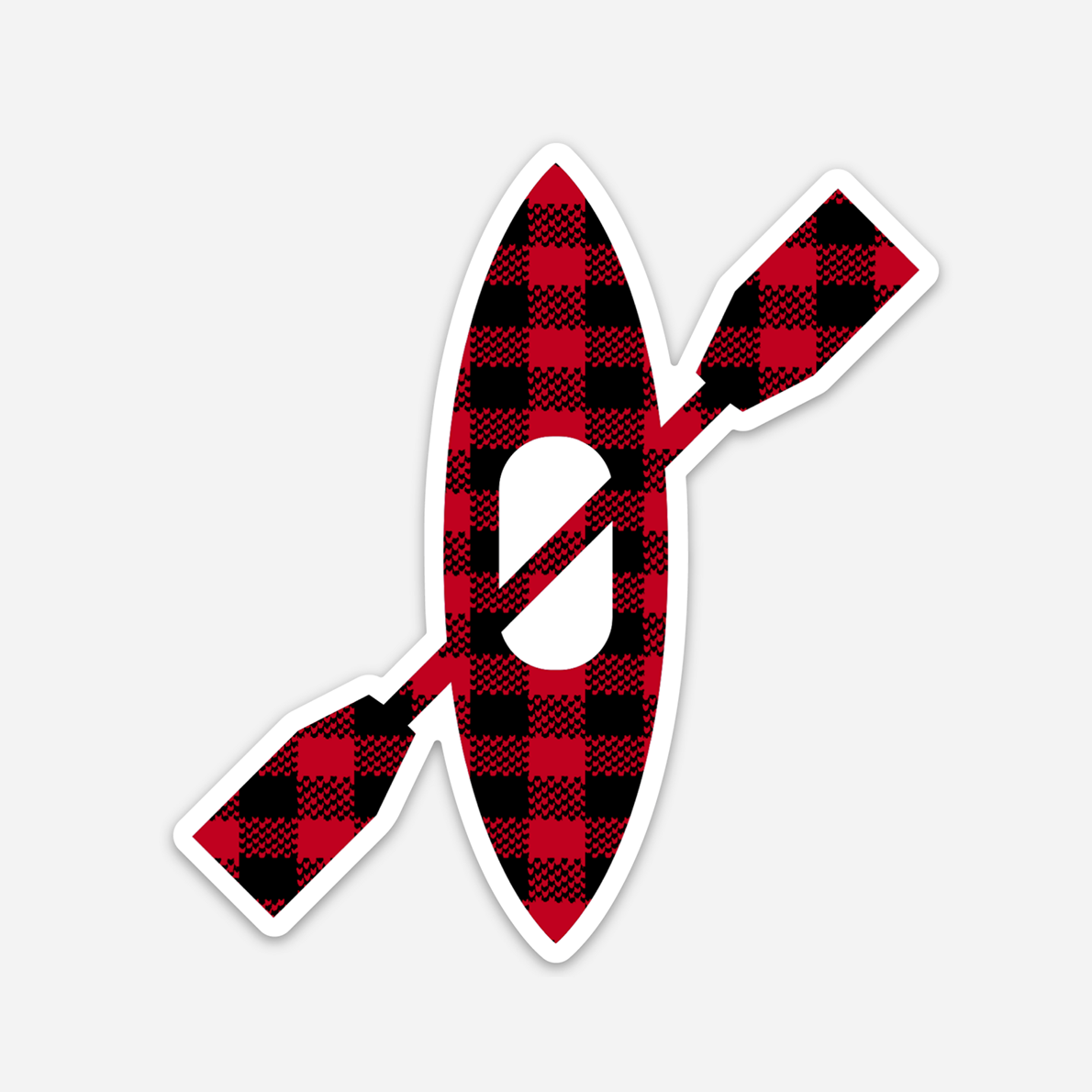 Plaid Kayak