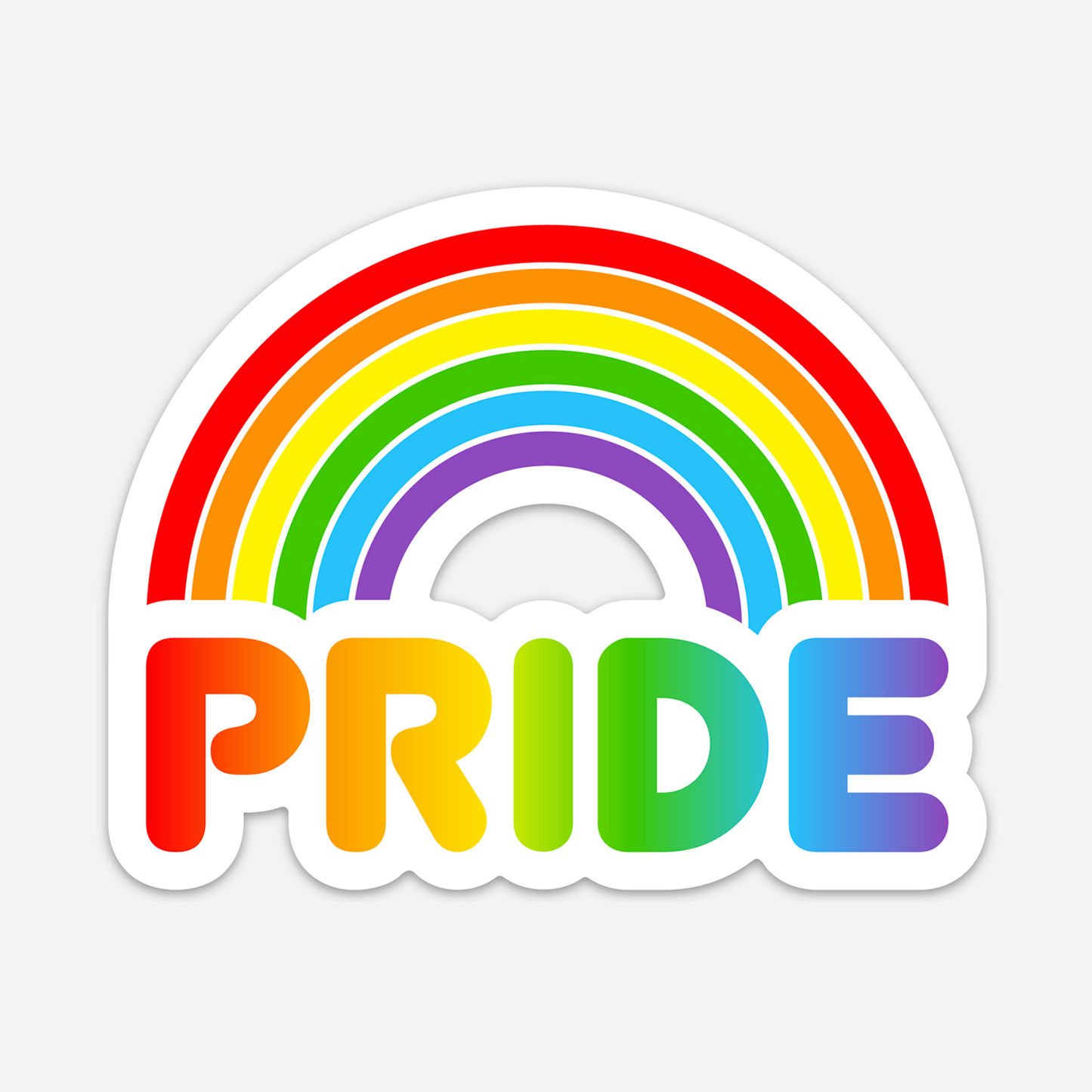 Pride, White Outline