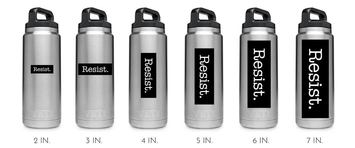 Resisiting Sticker Resist Sticker – Discovery Stickers