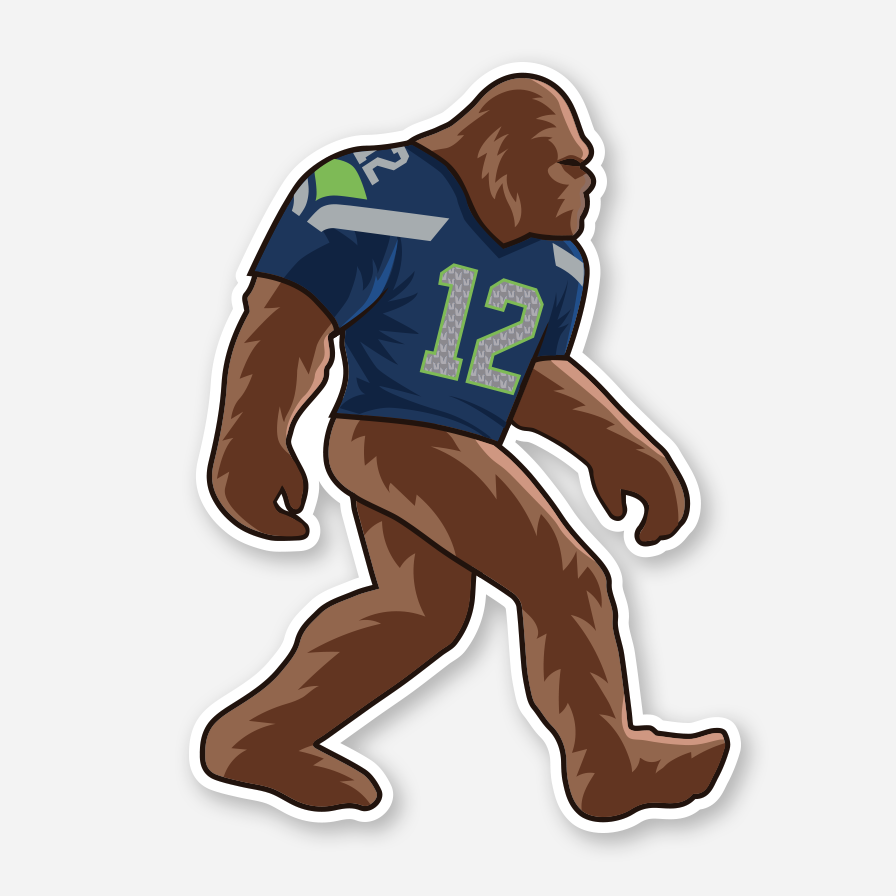 Seahawks Fan Sasquatch