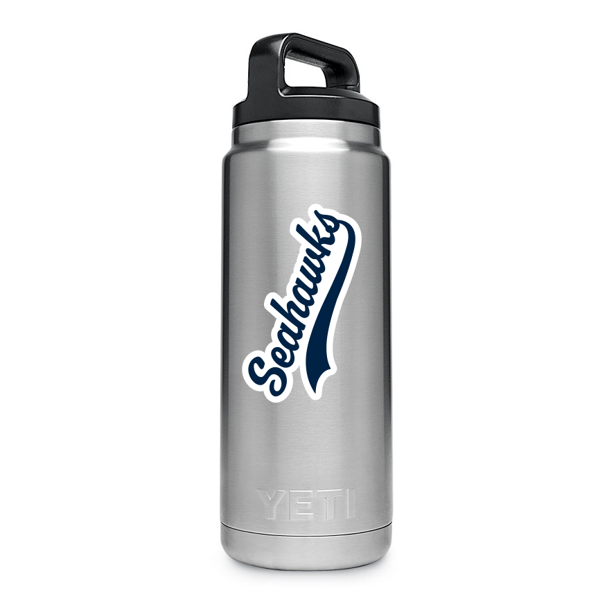 Seahawks Sticker - Blue/White Lettering