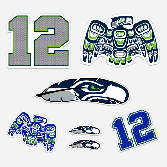 Seahawks Gift Set - 7 stickers