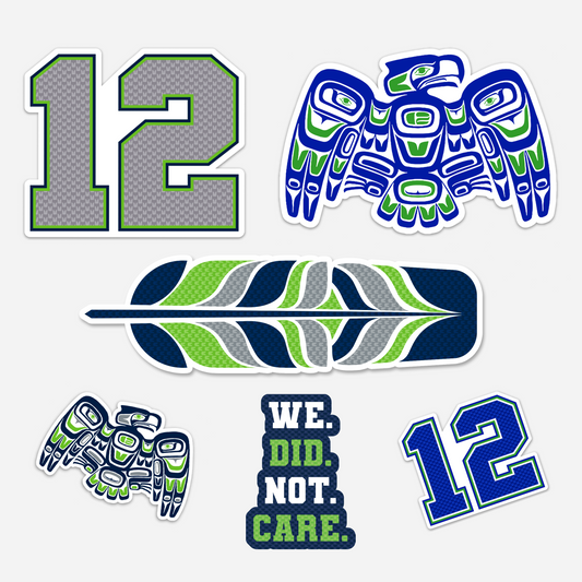 Seahawks Set - 6 stickers