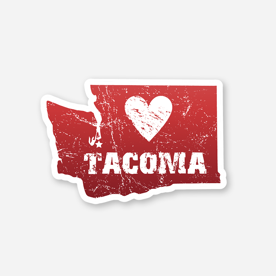 Tacoma Washington State Sticker