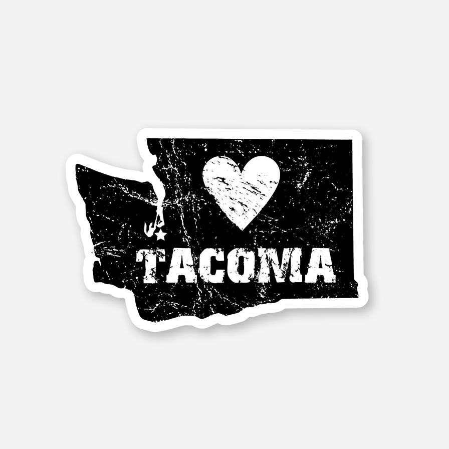 Tacoma Washington State Sticker