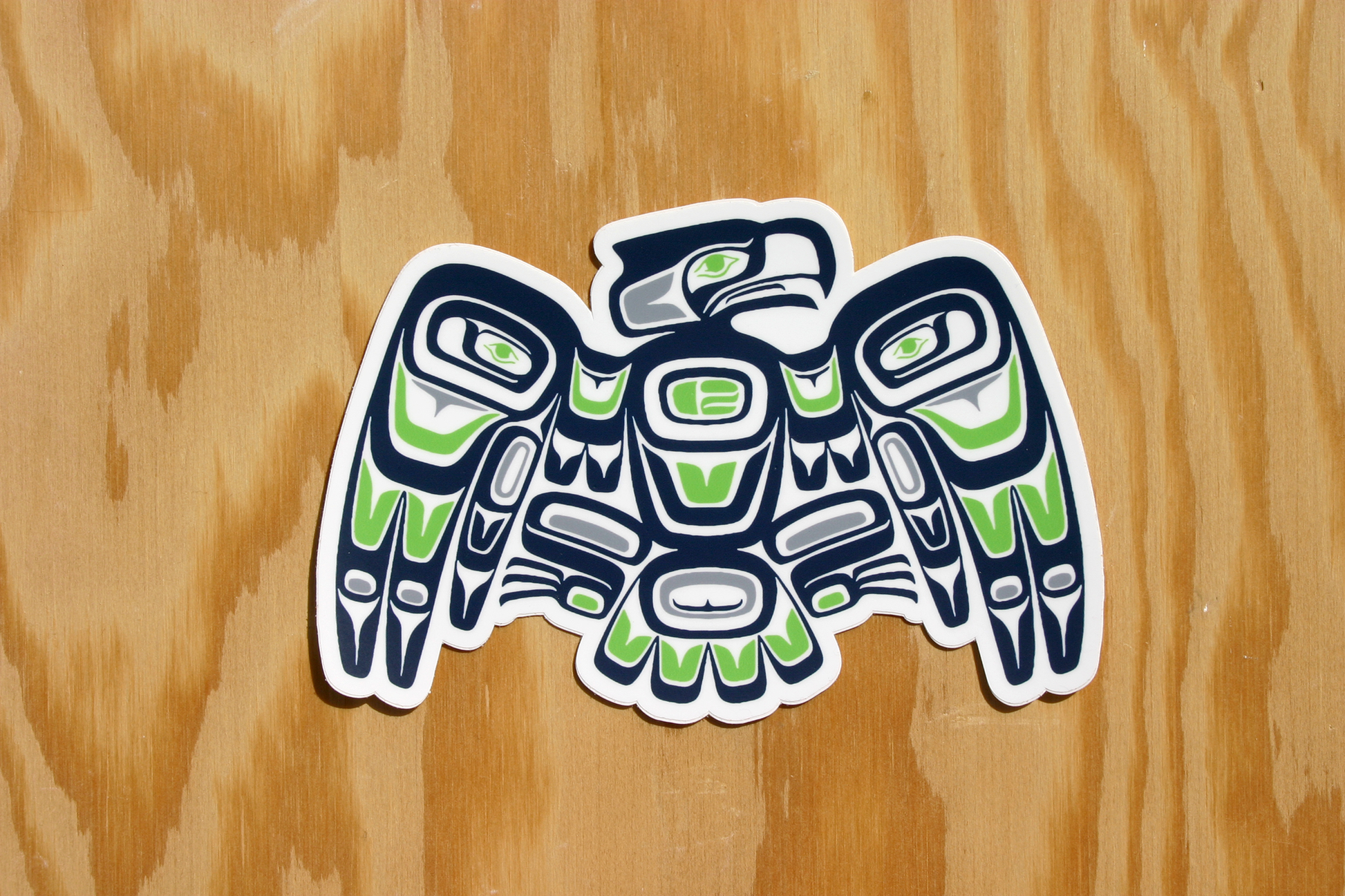 Tribal Seahawk Sticker – Discovery Stickers
