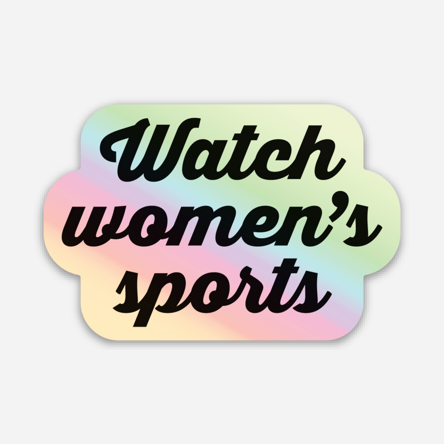 Watch Women's Sports Sticker – Discovery Stickers