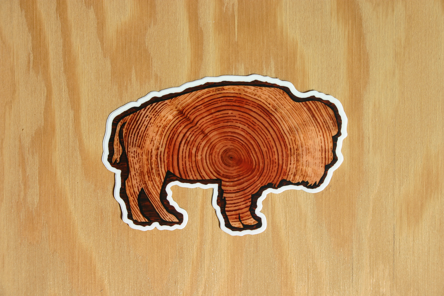 Woodgrain Bison