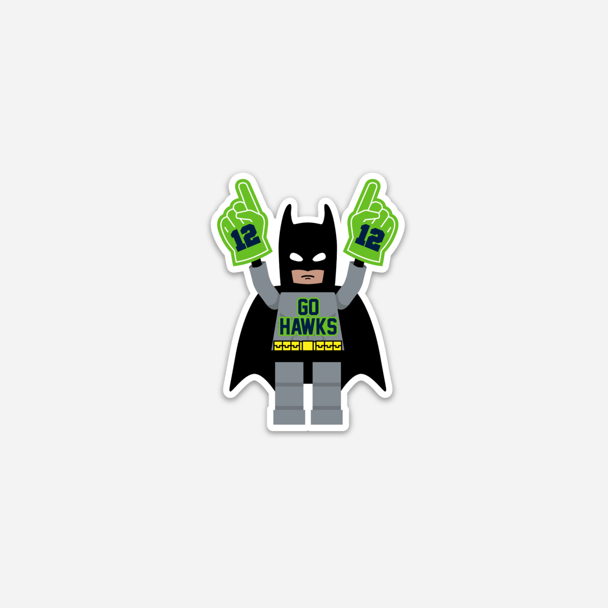 Lego Batman Seahawks Fan
